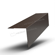 Планка угла наружного 75х75х3000 (VALORI-20-DarkBrown-0.5)