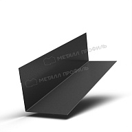 Планка угла внутреннего 30х30х3000 (VALORI-20-DarkGrey-0.5)